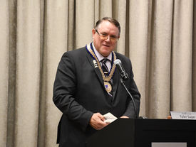 Former deputy warden and West Perth deputy mayor accepts the gavel as Perth County warden
