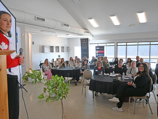 Olympic medalist speaks at chamber women’s event