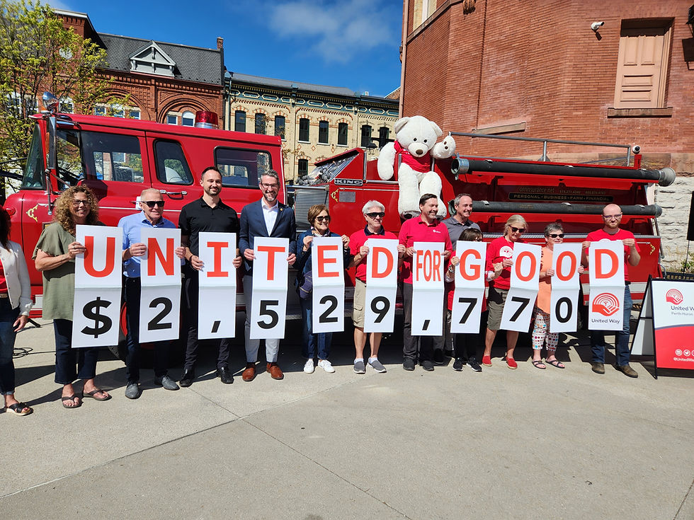 United for Good: The 2026/26 campaign kick off for United Way Perth-Huron revealed a goal of $2,529,770.