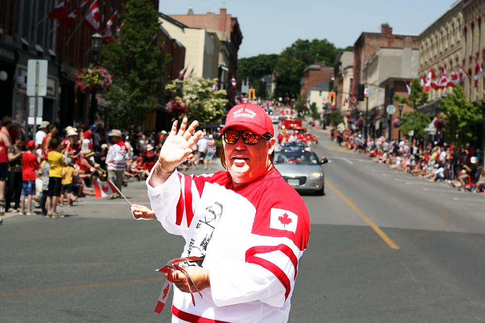 Former Coun. Jeff Lees is seen here during the Port Hope Canada Day parade. An inaugural ‘Angels in the Outfield – the Jeff Lees Memorial Baseball Tournament’ has been set up in his honour for Aug. 15, 2026. /Municipality of Port Hope photo