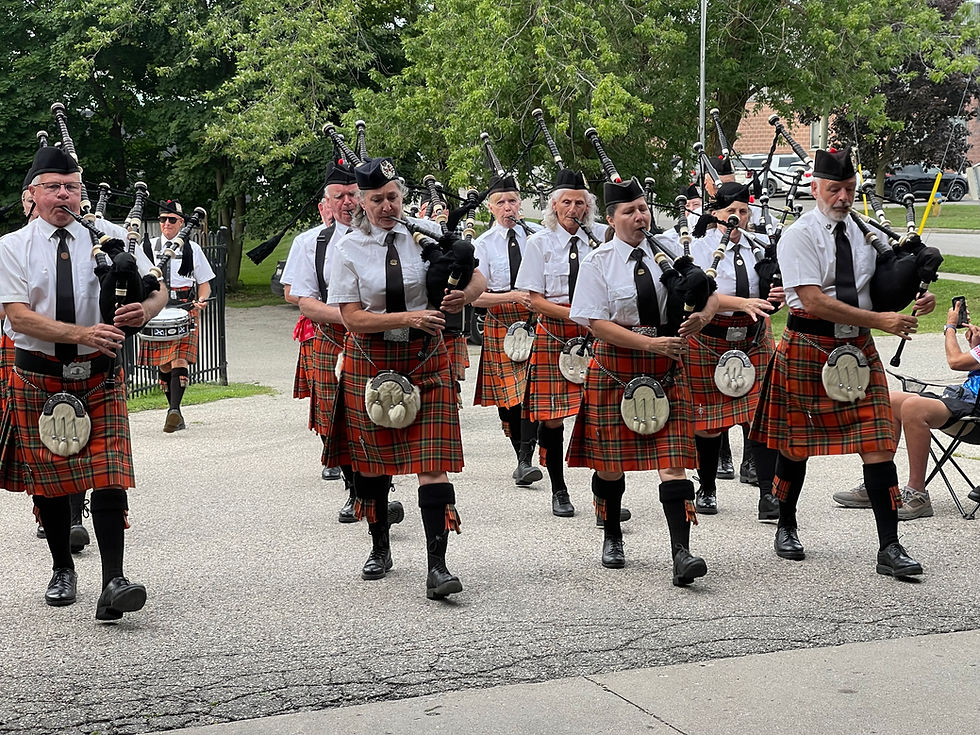 Ingersoll Pipe Band brings sounds of Scotland to the Maples