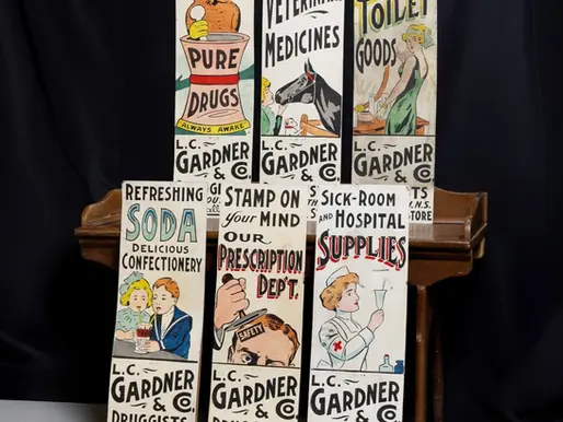Rare Ithaca sign set found in Alberta sells for almost $40,000 at Miller and Miller Auction