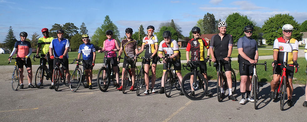 The Silver Spokes are ready to cycle Wednesday, May 14 in Delhi.