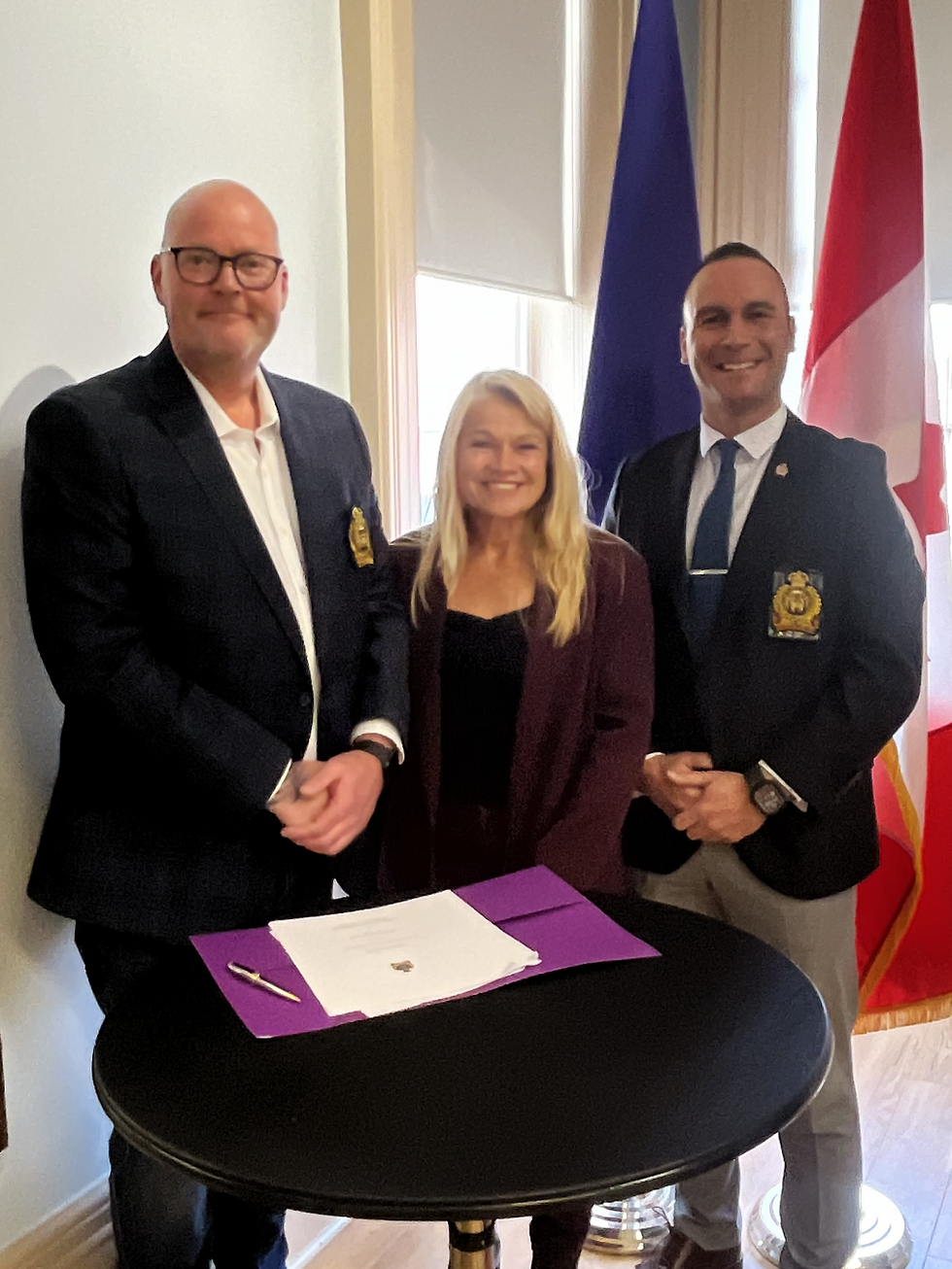 The Cobourg Police Service (CPS) Board officially announced Wednesday (Oct. 7) it has selected Superintendent Tina Maier as the next deputy chief of police for the Cobourg Police Service. /CPS photo