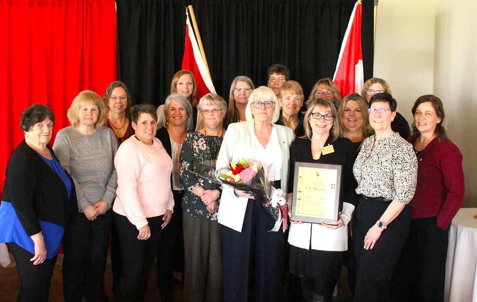 The St. Marys Kinettes planned the life membership ceremony for club member Terri Iredale to recognize her commitment and the effort she has shown towards Kin for many years.