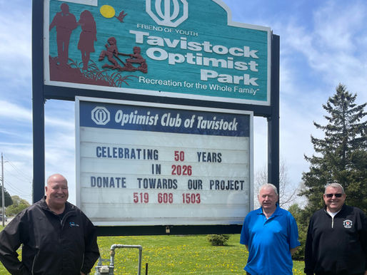 Tavistock Optimist Club gearing up for busy summer during 50th anniversary year