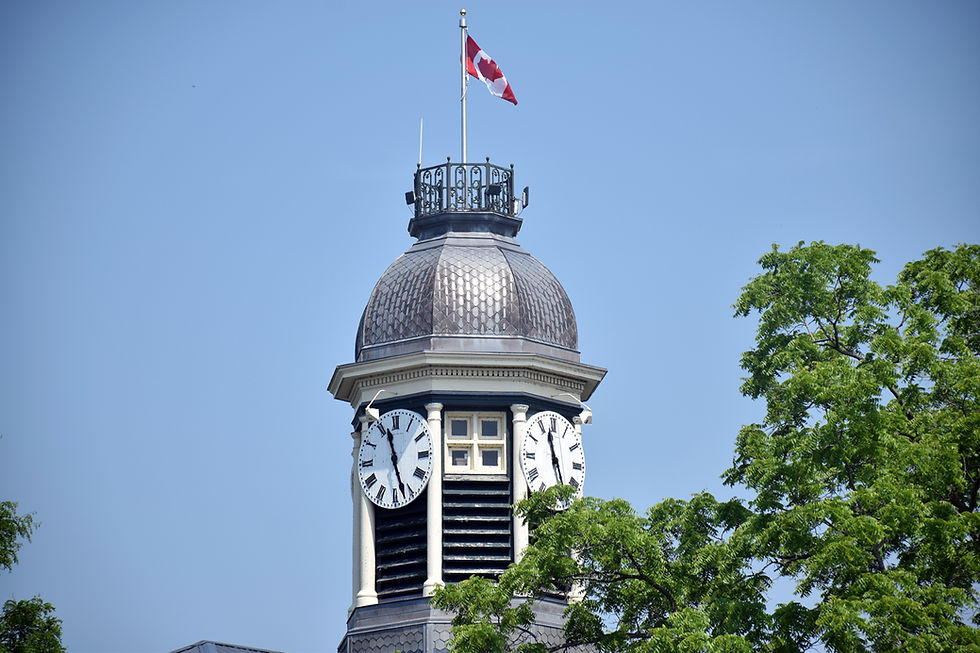 Municipality of Port Hope Town Clock. /Sarah Hyatt photo