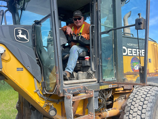 Perth East road crews preparing gravel roads for summer dust control