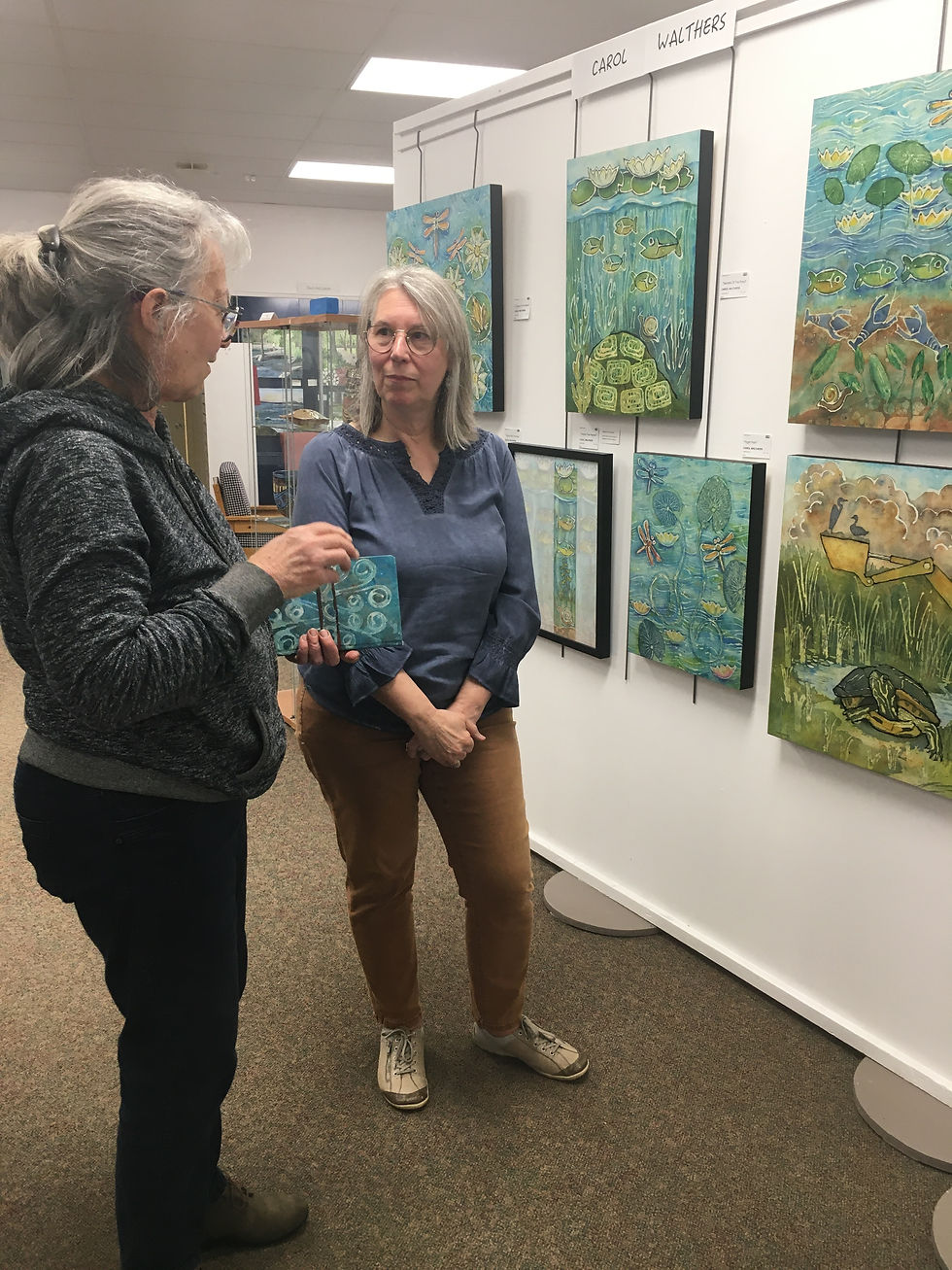 Carol Walthers is the May artist at Goderich Co-Op Gallery.