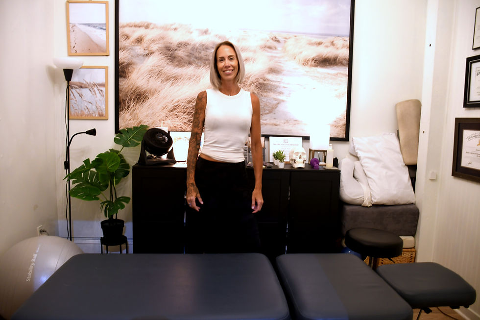 Manual osteopathy practitioner and registered massage therapist Amanda Martin is ready to help St. Marys and area residents find solutions to their pain at Revive Holistic Health Center in St. Marys.