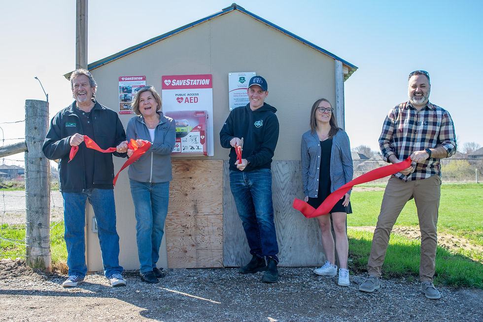 Community initiative brings four new outdoor AEDs to Lucan