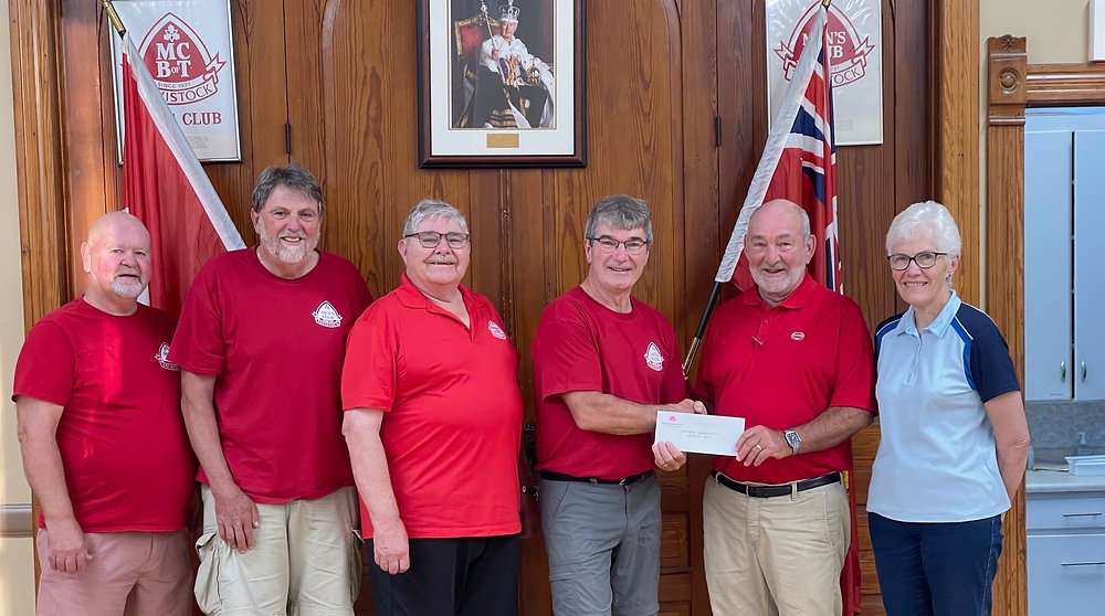 Tavistock Men s Club donates to Tavistock Community Health Inc