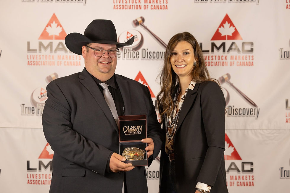 Local auctioneer wins Canadian livestock auctioneering championship