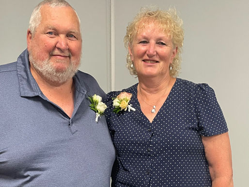 ‘An awesome team’: Annette and Harry Van Marrum honoured