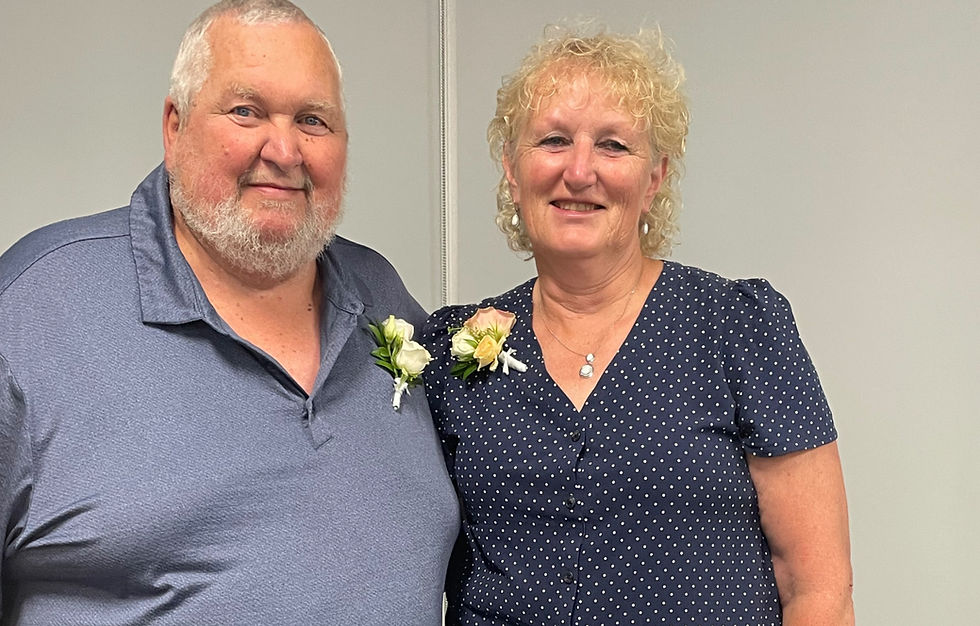 Annette and Harry Van Marrum received lifetime community voluneerism awards at the Township of West Lincoln’s 2026 Community Recognition Awards. ~ Submitted photo