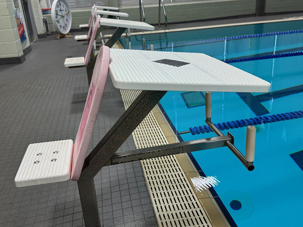 The Huron Hurricanes Aquatic Club (HHAC) is seeking support for their project to replace and upgrade the starting blocks at the Goderich YMCA pool.