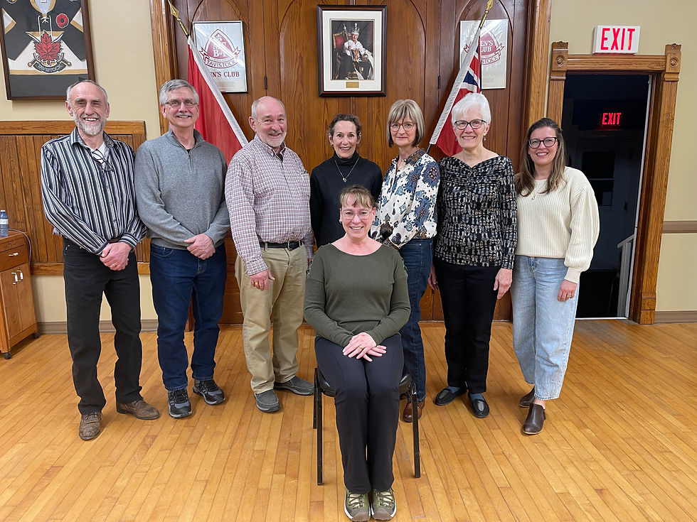 The incoming board of directors for Tavistock Community Health Inc. includes president Greta Riedel, seated. Standing, from left, are Dennis Kuepfer, Frank Meconi, Russ Huber, Deborah Wagler, Carolyn Kropf, Beverly Neeb and Amanda Pavey. Gary West photo