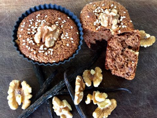 CAROB BANANA MUFFINS