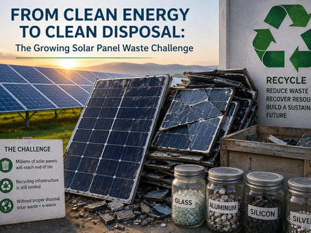 From Clean Energy to Clean Disposal: The Growing Solar Panel Waste Challenge