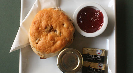 Scone and jam