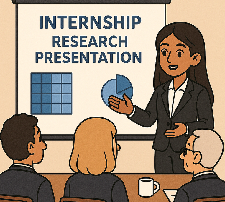 Final year Presentation of MSc and B. Tech students