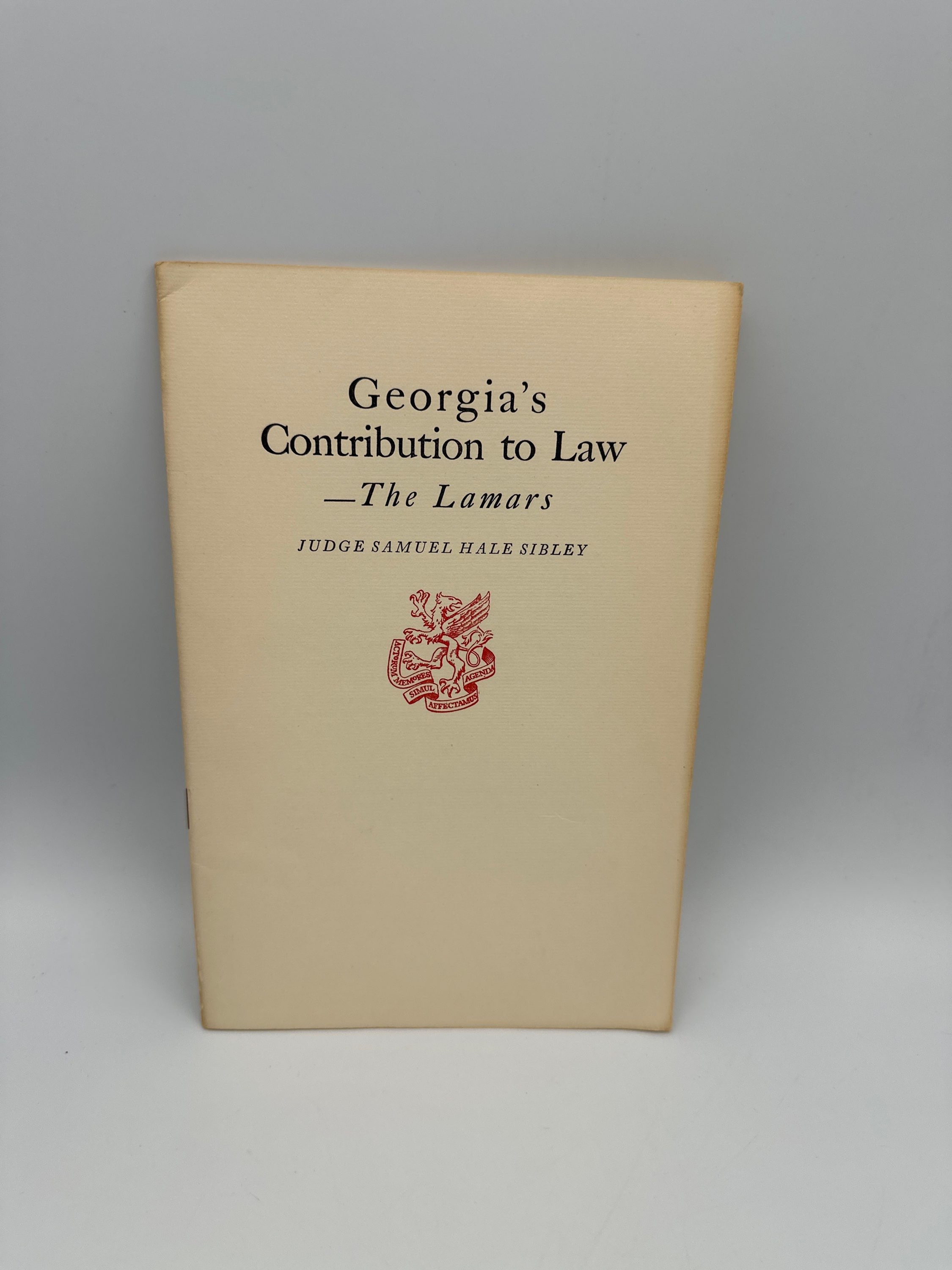 history of Georgia law