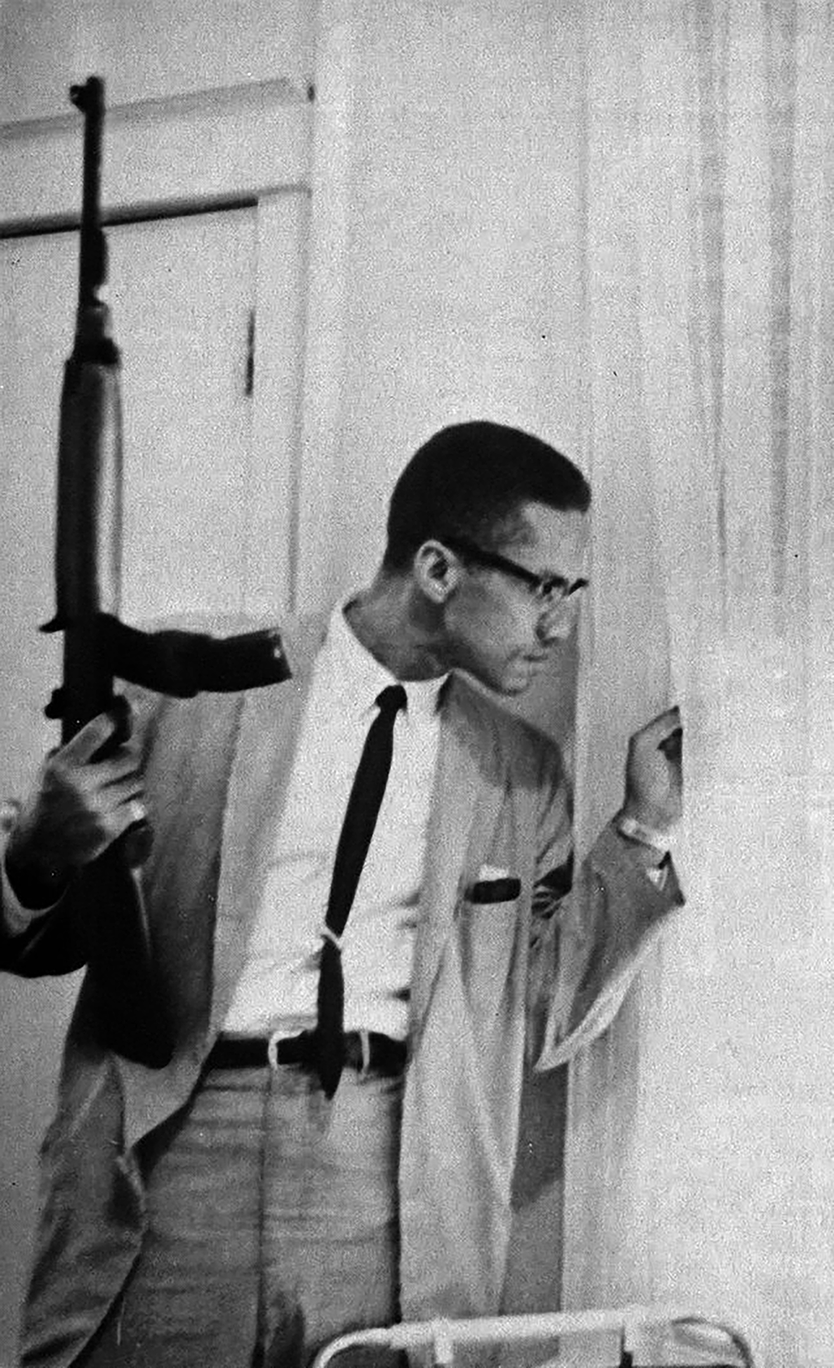 MALCOLM X WITH AK