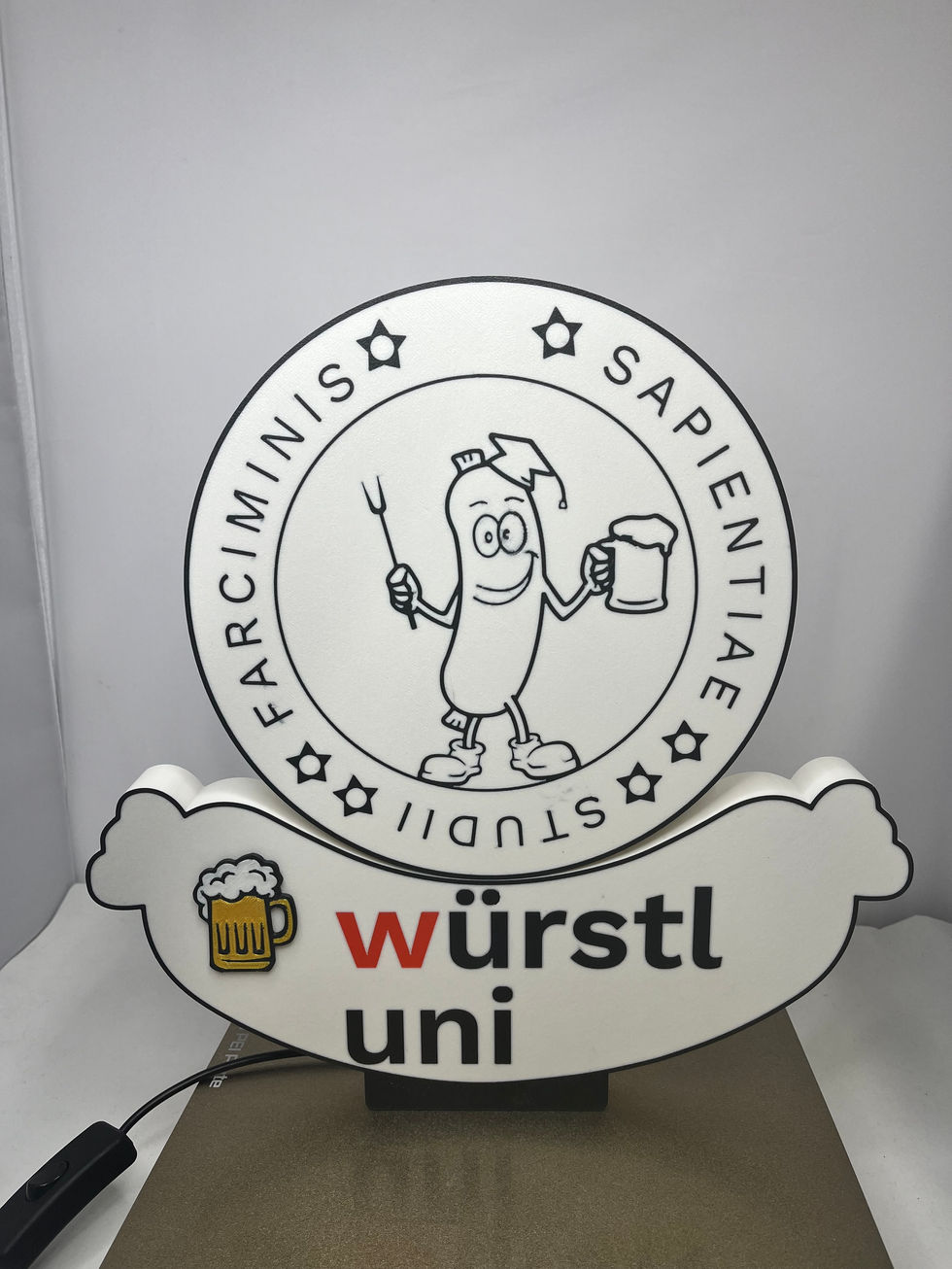 Firmenlogo-Lampe