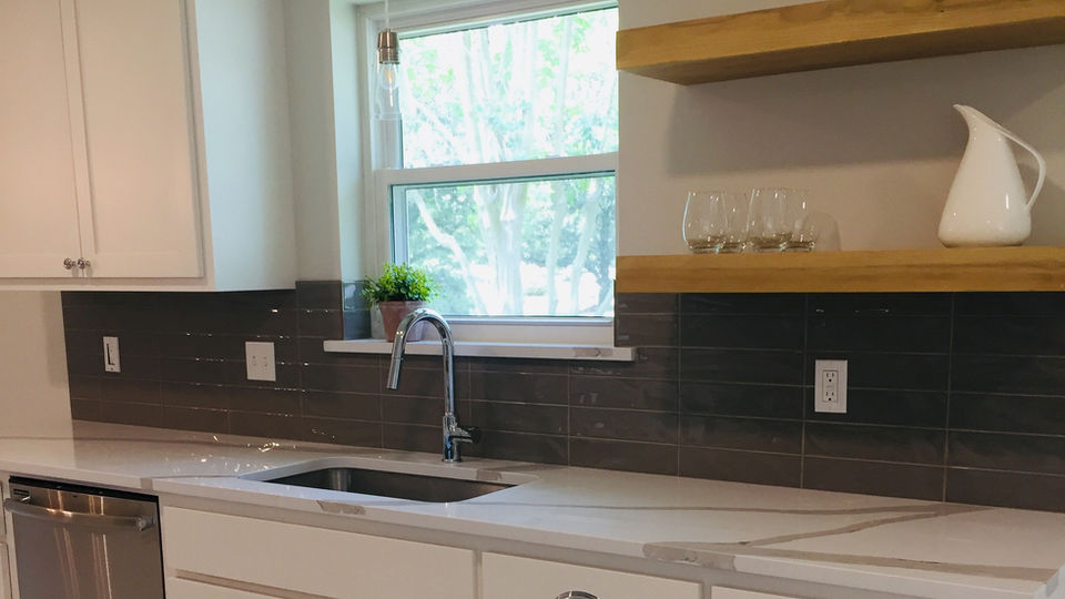 Kitchen renovations of all sizes. custom shelving