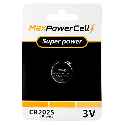 MaxPowerCell CR2025 3V Coin Cell Lithium Battery
