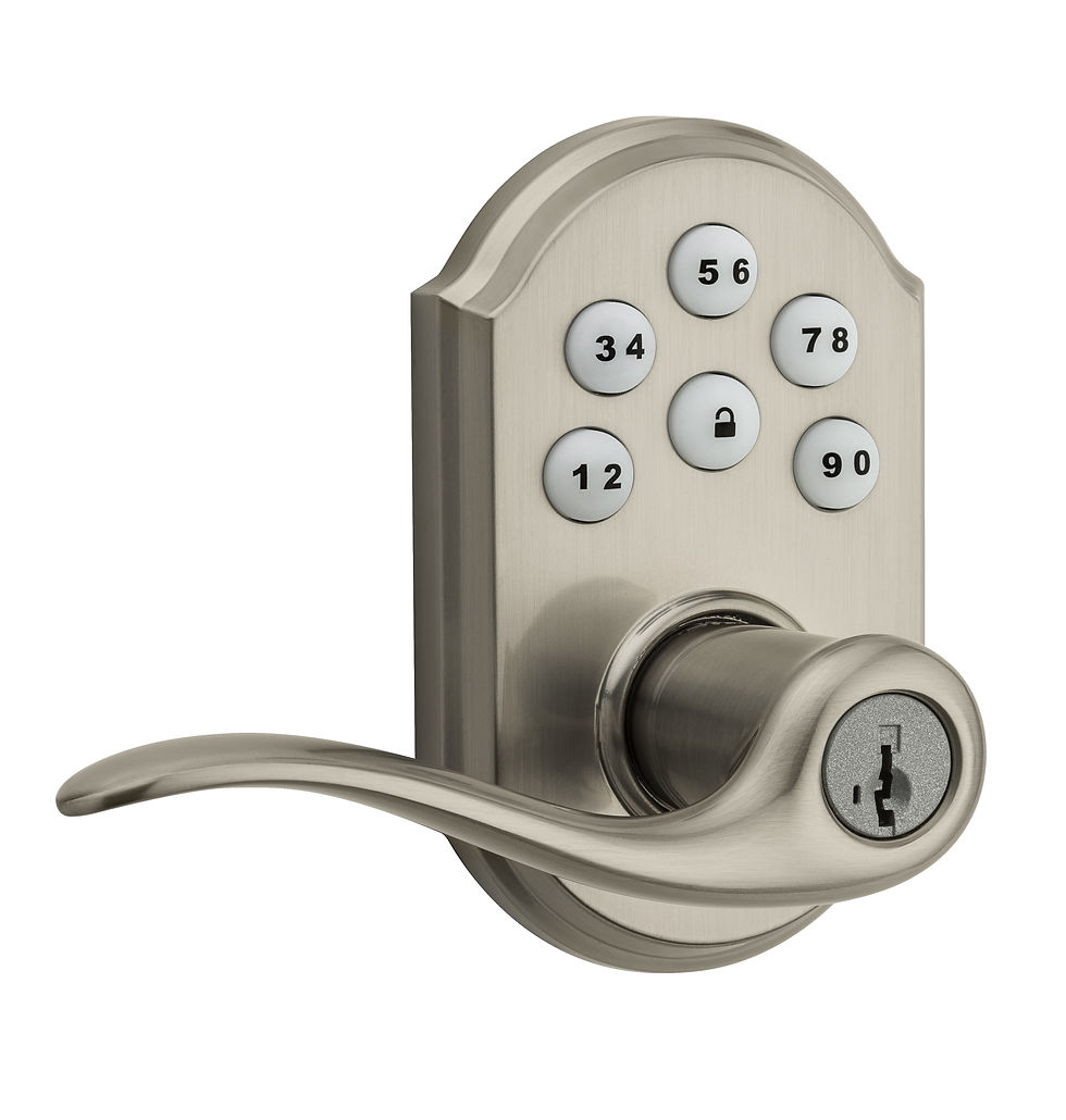 Weiser SmartCode 5 Lever with Z-Wave Lock - Satin Nickle