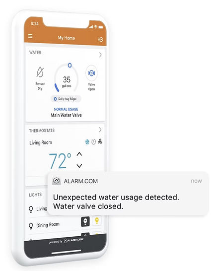 Alarm.com Water Sample