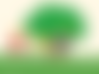 Drei Kinder laufen im Park bei einem Spendenlauf