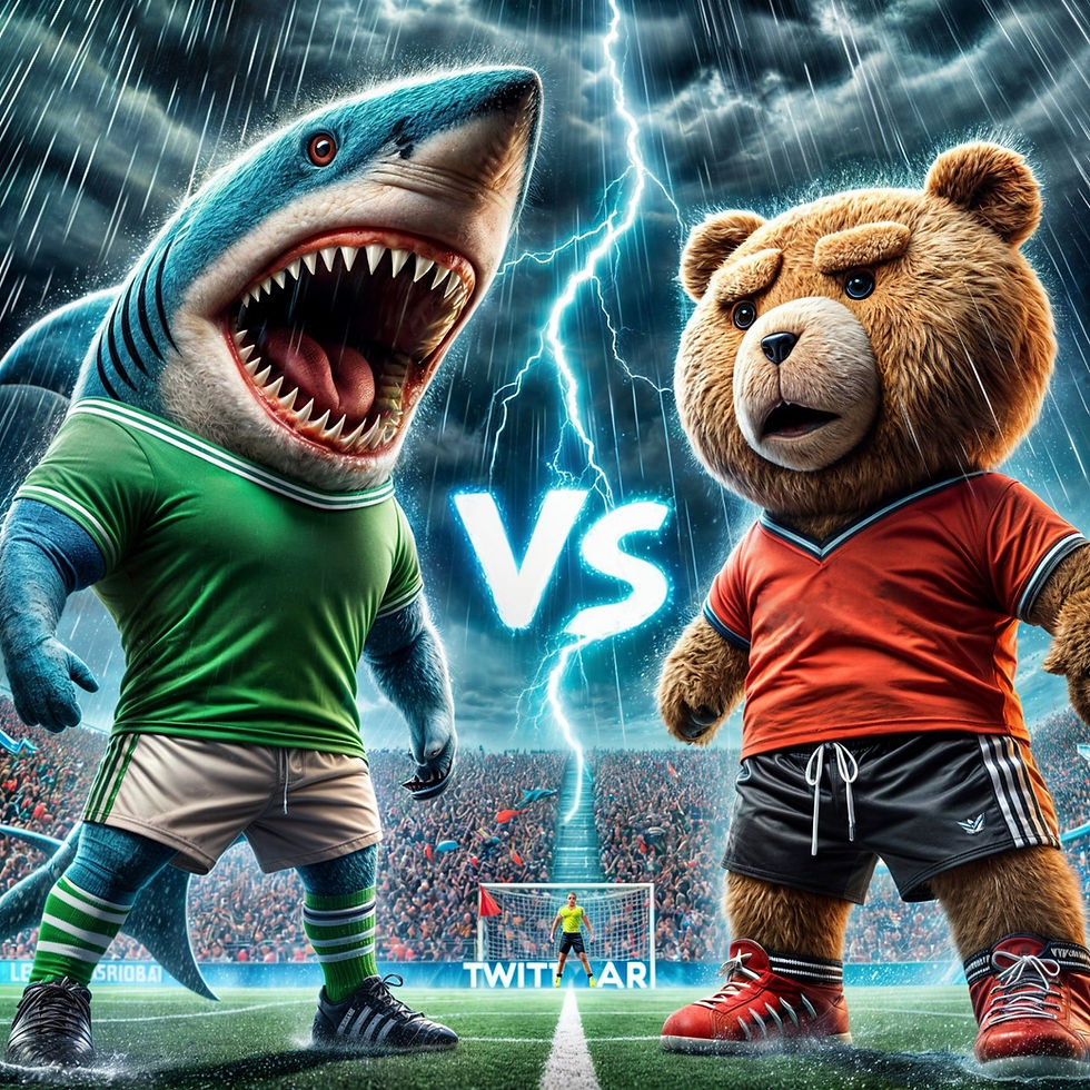 Alcistas vs Bajistas, Tiburones contra Osos