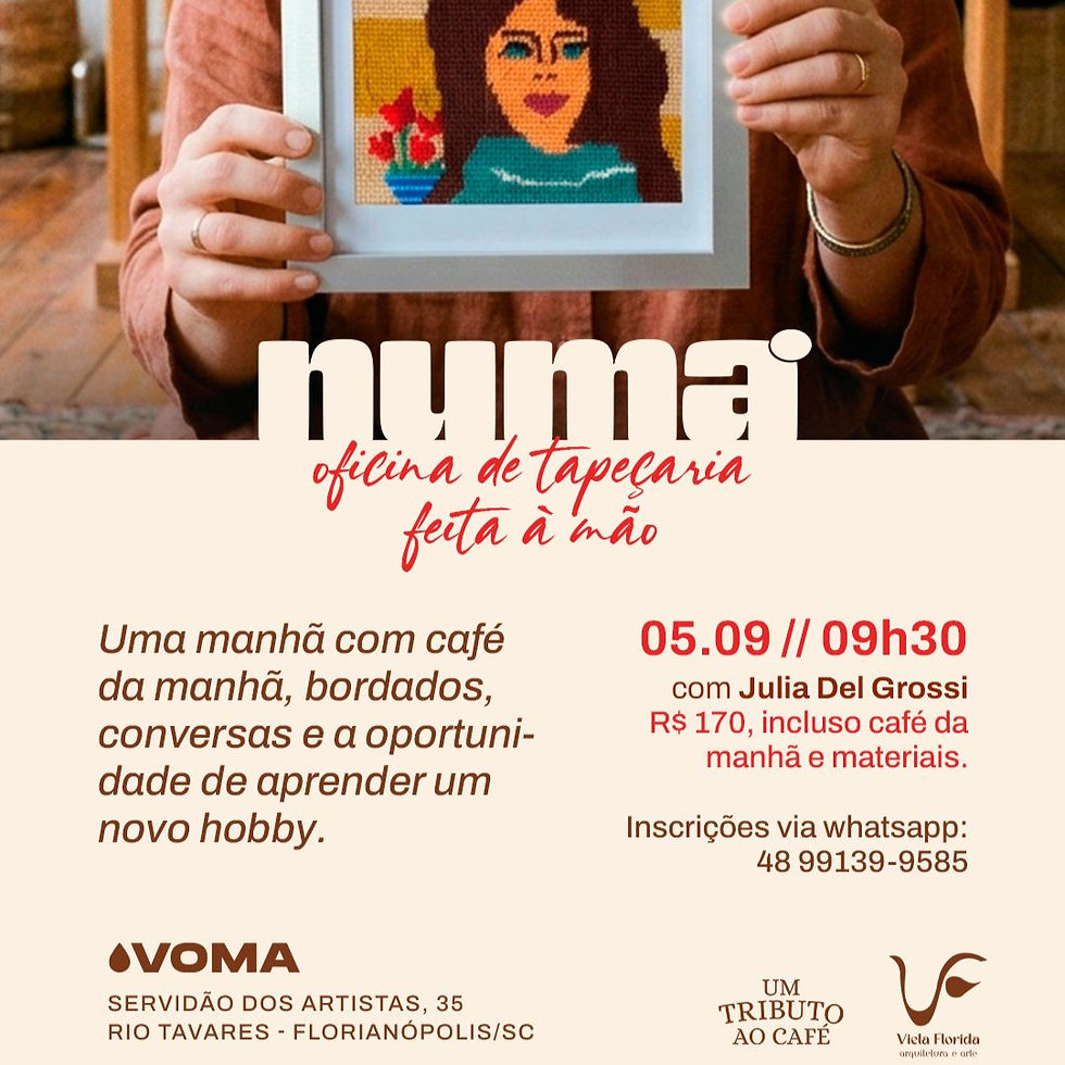 Oficina de tapeçaria feita à mão