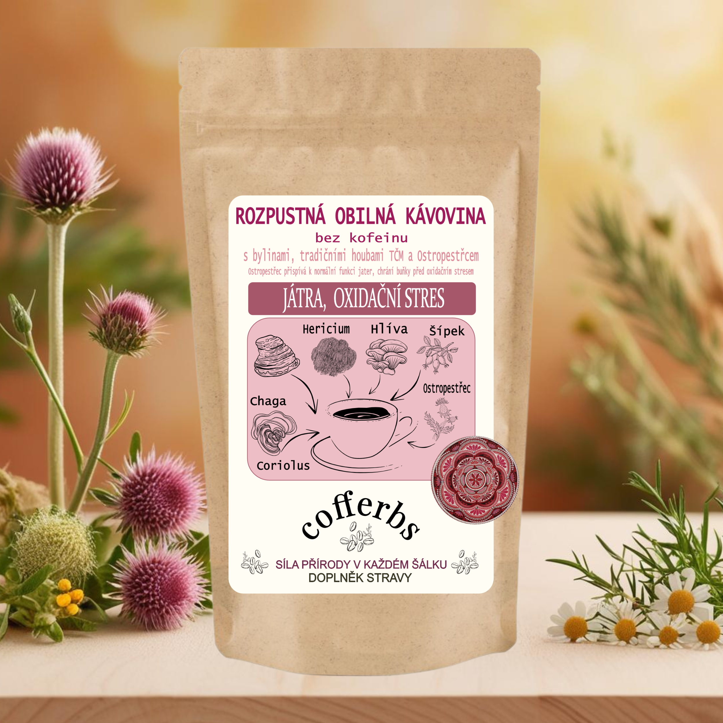 Obilná káva - Játra, oxidační stres