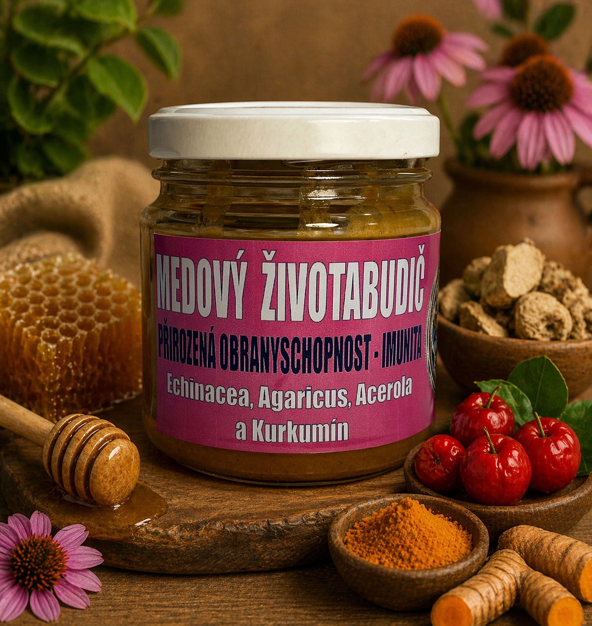 Medový životabudič - přirozená obranyschopnost - imunita