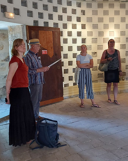 24 juin : Visite du Donjon pour l'équipe du nouvel office du tourisme de Cœur d'Essonne