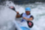 Paris 2024 Olympics - Slalom Canoe - Men's Kayak Single Semifinal - Vaires-sur-Marne Nautical Stadium - Whitewater, Vaires-sur-Marne, France - August 01, 2024. Joseph Clarke of Britain in action. /Molly Darlington