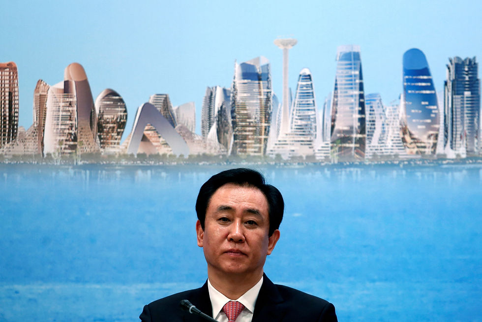 China Evergrande Group Chairman Hui Ka Yan attends a news conference on the property developer's annual results in Hong Kong, China March 28, 2017. /Bobby Yip/File Photo