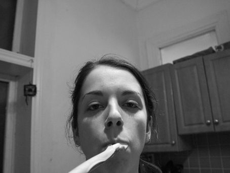 Day 124 of a Photo a Day: Apathetic Selfie