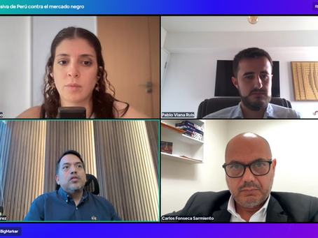 Participación en el panel “La ofensiva de Perú contra el mercado negro”