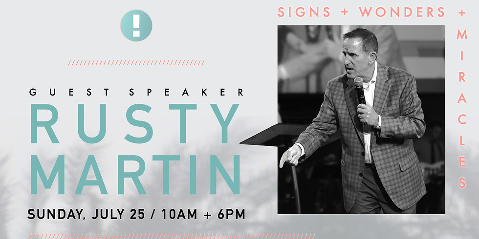 Guest Speaker - Rusty Martin