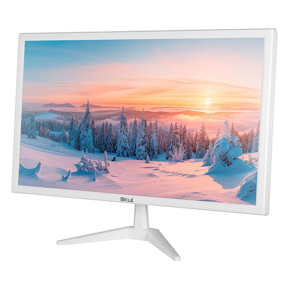 Miniatura: MONITOR SKUL 19,5" OFFICE LED 5MS HDMI+VGA WHITE - SM1955MSYW