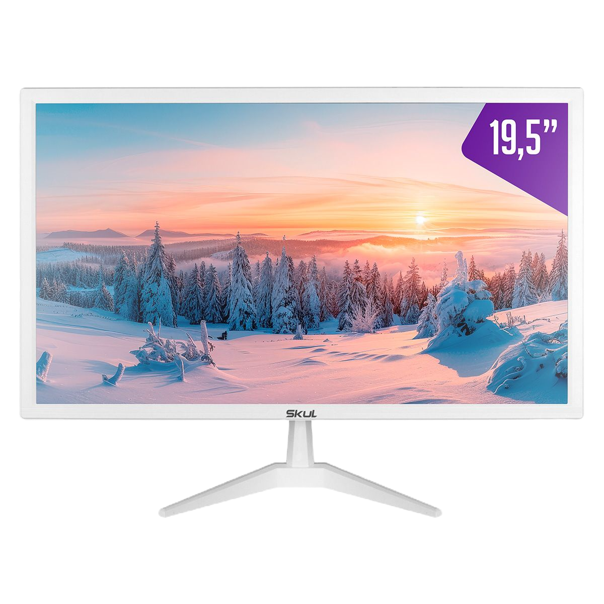 MONITOR SKUL 19,5" OFFICE LED 5MS HDMI+VGA WHITE - SM1955MSYW