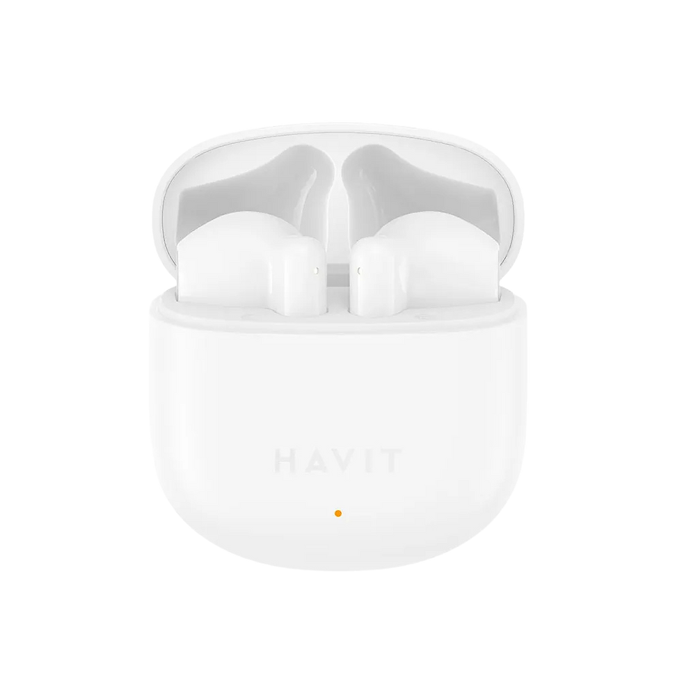 Miniatura: Fone de Ouvido TWS Havit TW976 Branco Bluetooth 5.3 | Até 5h de Reprodução | USB