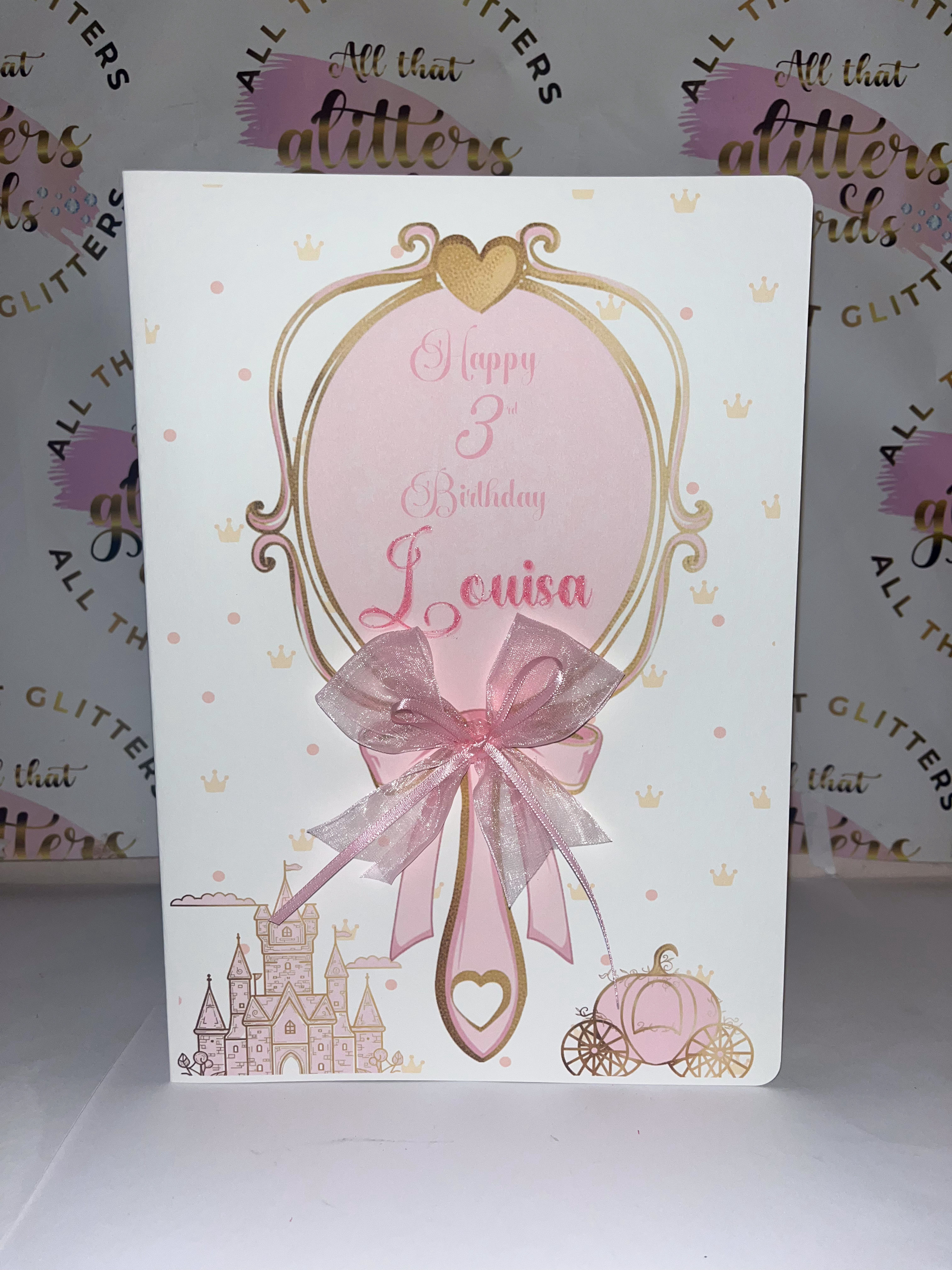 Princess mirror card 