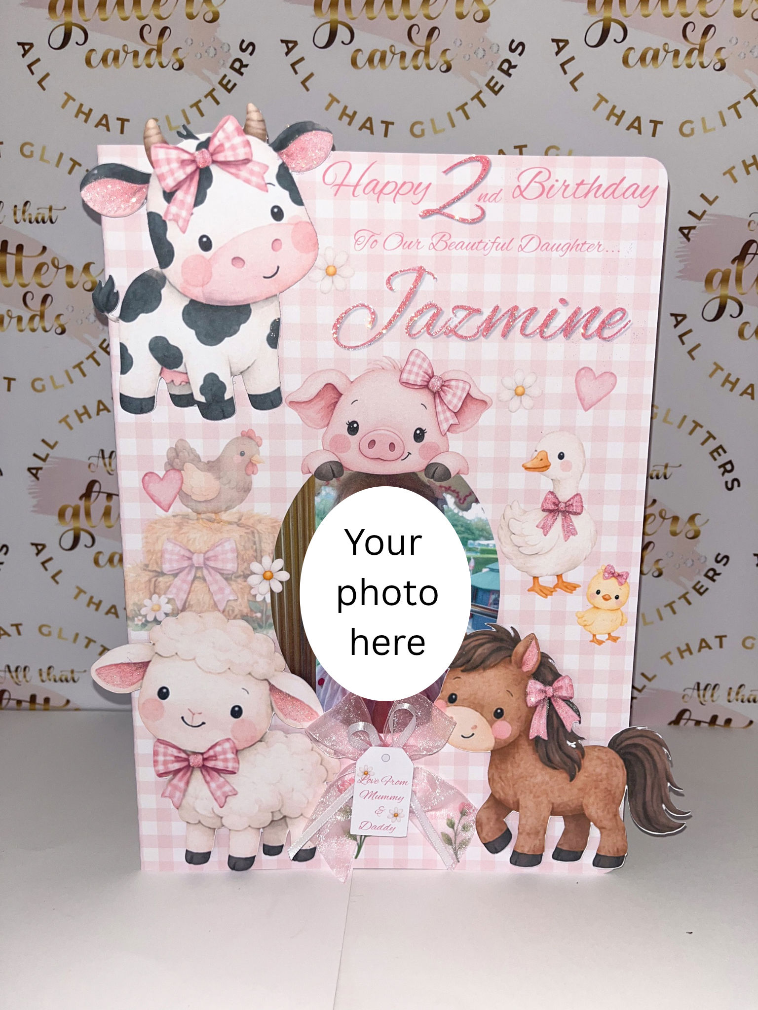 Farm animals card