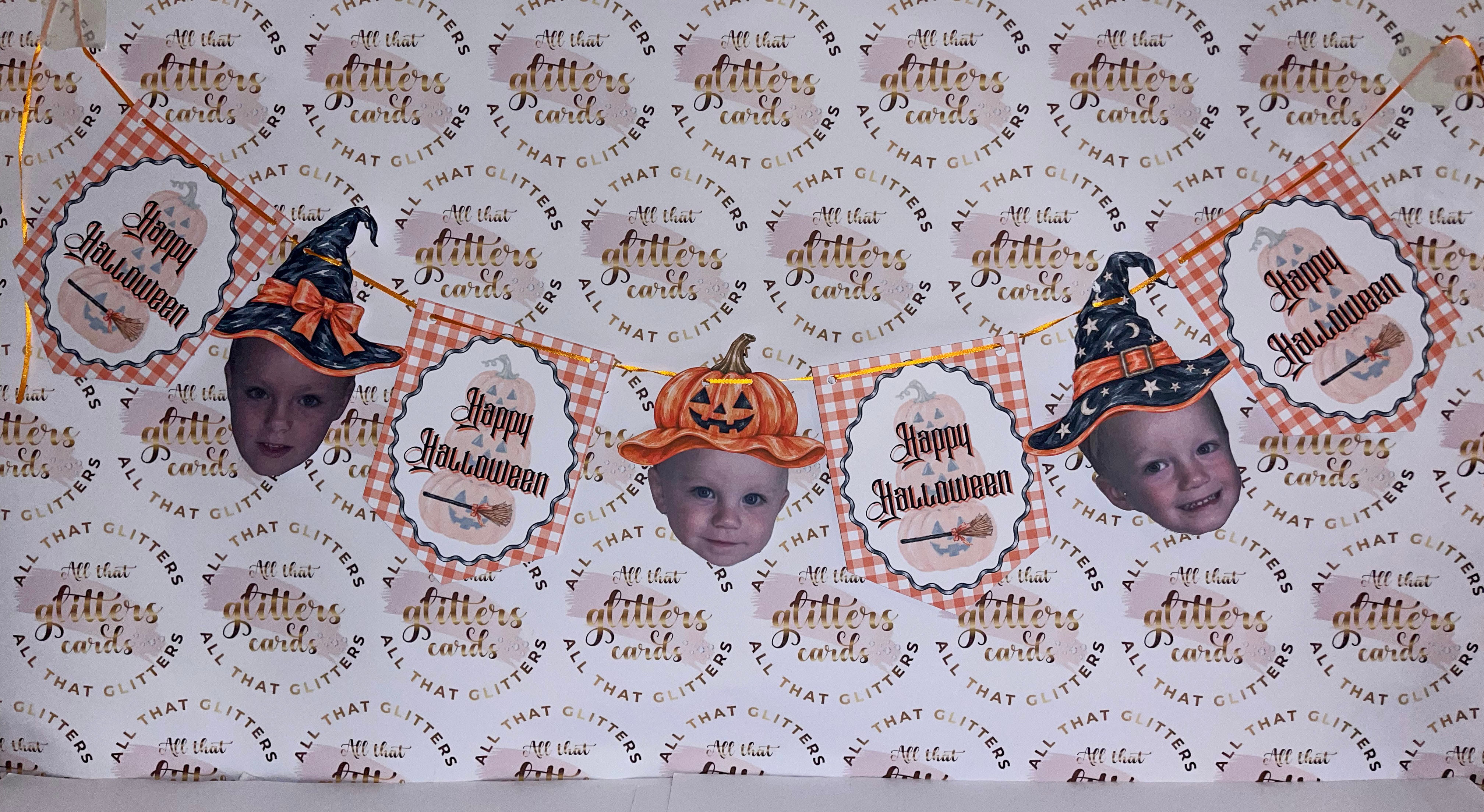 Halloween Photo & flag bunting
