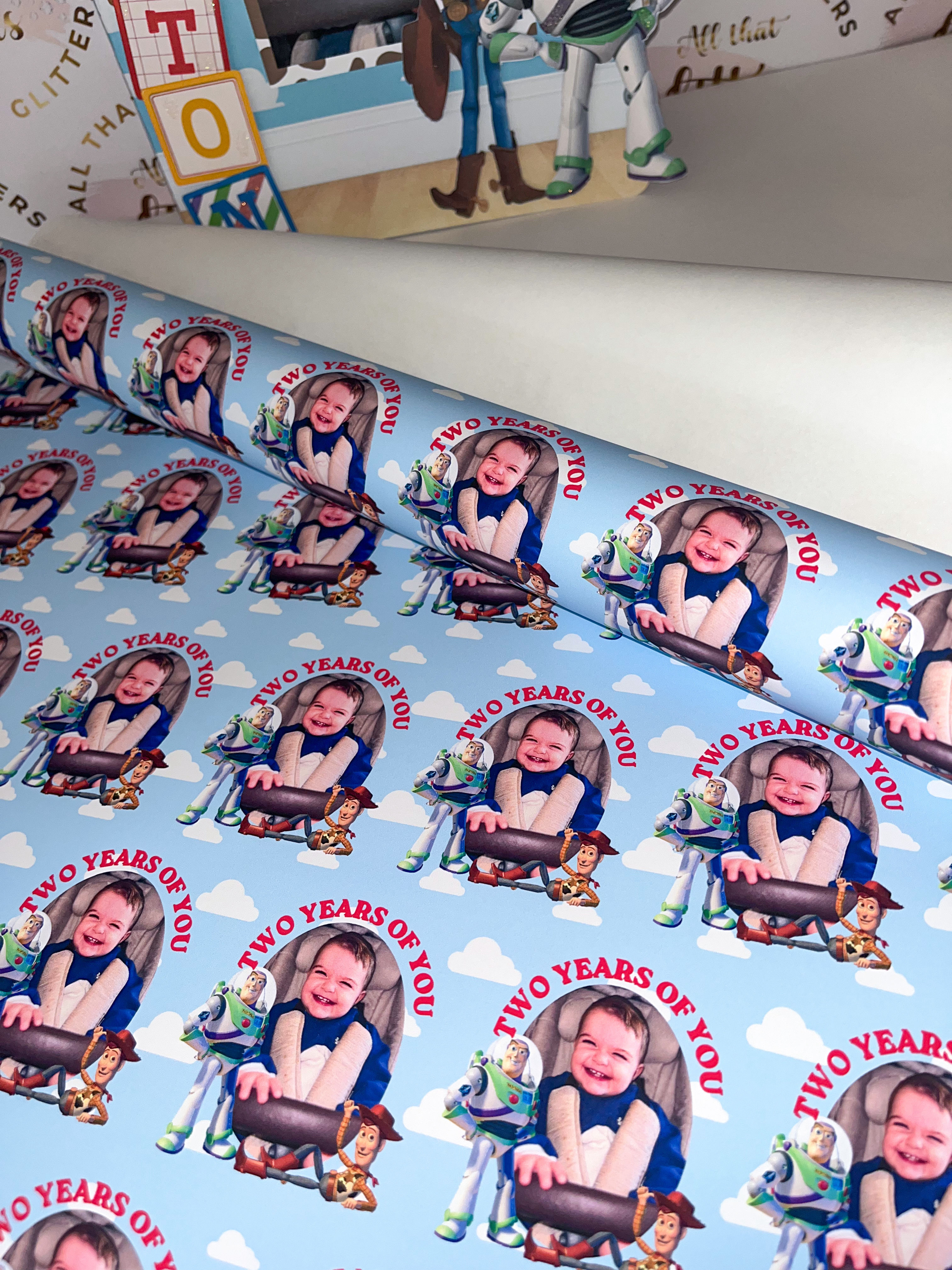 Photo wrapping paper roll